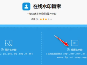 如何把视频中的水印去掉,网页端的在线管家