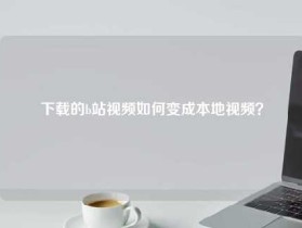 下载的b站视频如何变成本地视频？